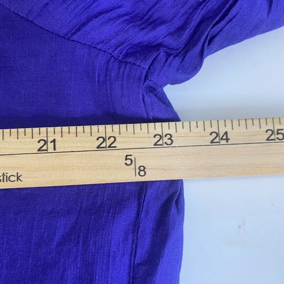 Chicos Button Up Blouses Lot Of 2 Womens Size 3 (US XL) Sheer Lightweight Roll T - Picture 13 of 15